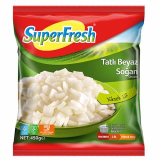 SUPERFRESH DOĞRANMIŞ SOĞAN 450 GR